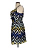BCBGeneration 100% Polyester Chevron-herringbone Blue Casual Dress Size S - photo 5
