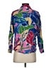 True Destinations 100% Rayon Floral Blue 3/4 Sleeve Blouse Size S - photo 2