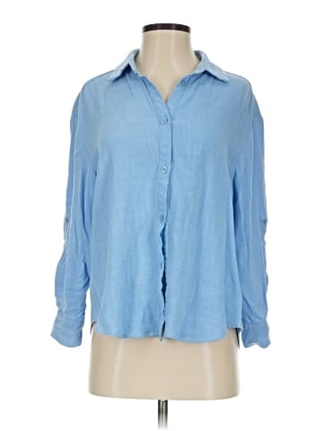 Seven Wonders 3/4 Sleeve Button-Down Shirt (view 1)