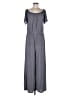 Exist Houndstooth Gray Blue Jumpsuit Size L - photo 1