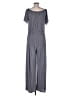 Exist Houndstooth Gray Blue Jumpsuit Size L - photo 2