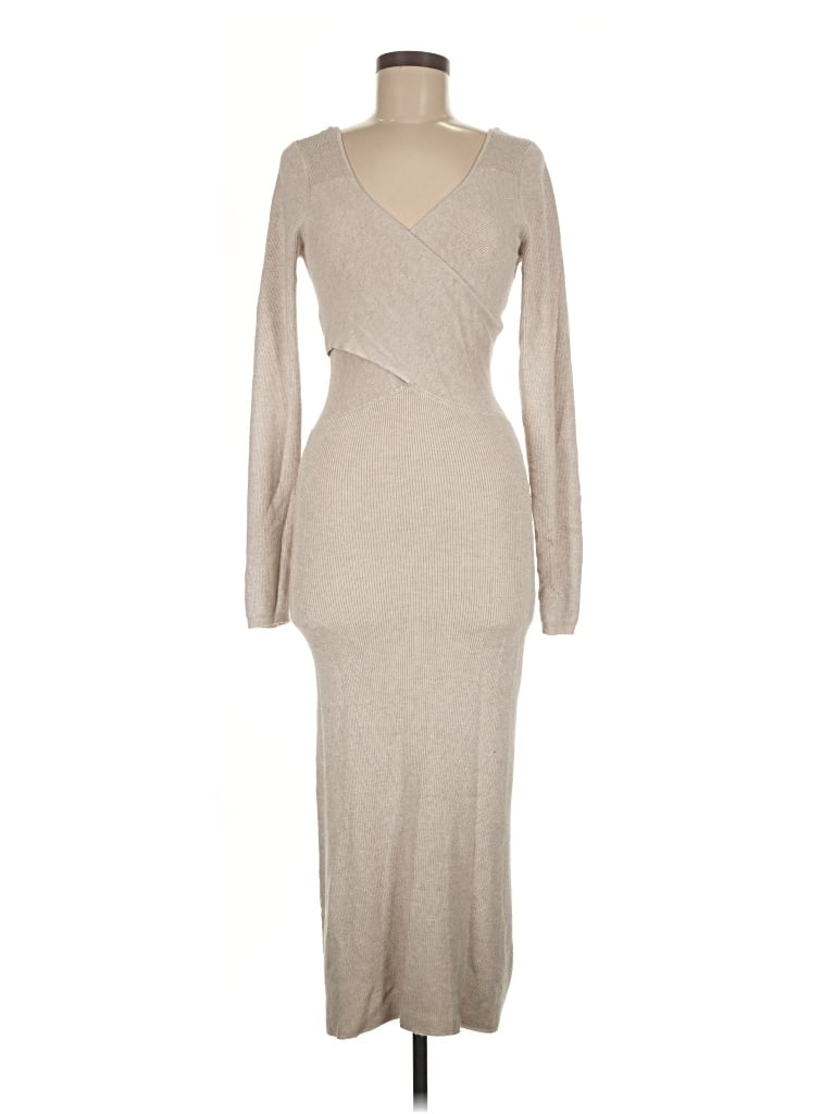 Pre-owned Freshman 1996 Cocktail Dress In Tan