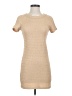 Elodie Solid Tan Casual Dress Size S - photo 1