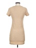 Elodie Solid Tan Casual Dress Size S - photo 2