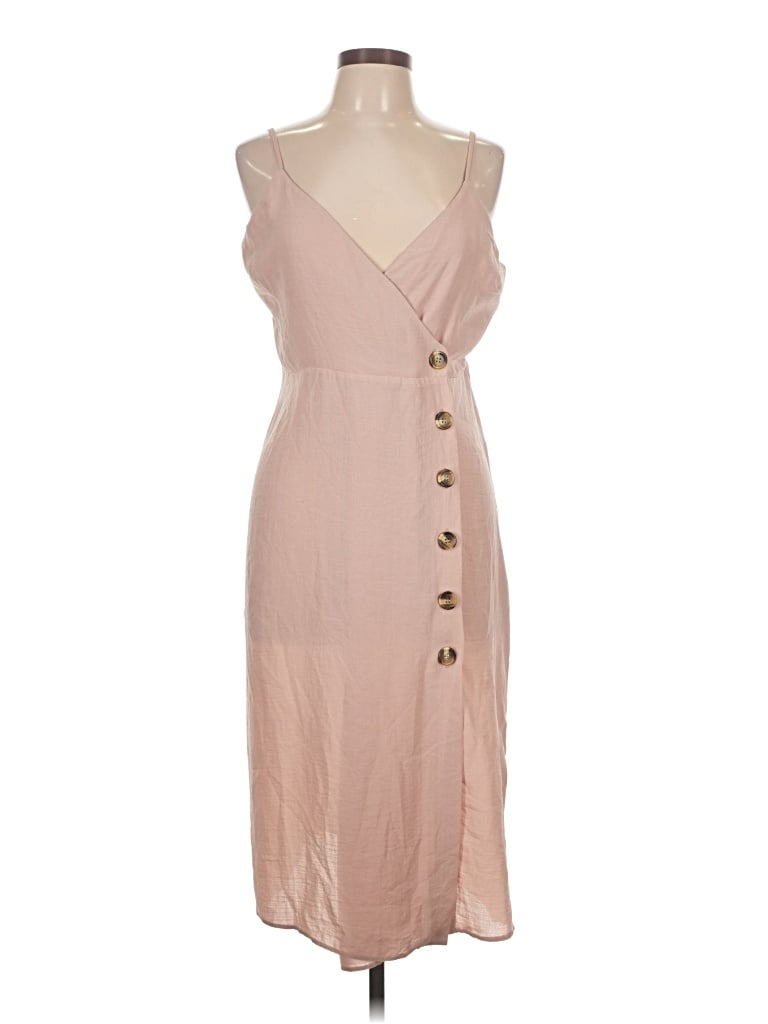 Pre-owned New Look Casual Dress In Tan