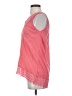Absolutely Famous 100% Polyester Pink Sleeveless Blouse Size S - photo 5
