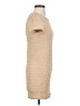 Elodie Solid Tan Casual Dress Size S - photo 4