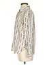 Banana Republic 100% Polyester Print Ivory Long Sleeve Blouse Size XS - photo 5