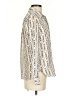 Banana Republic 100% Polyester Print Ivory Long Sleeve Blouse Size XS - photo 4