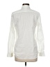 Gap 100% Cotton Chevron-herringbone Ivory Long Sleeve Button-Down Shirt Size M - photo 2