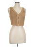 The Workshop Tan Sleeveless Blouse Size L - photo 1