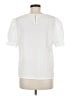 Shein 100% Polyester White Short Sleeve Blouse Size 6 - photo 2