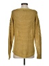 Madewell 100% Cotton Metallic Gold Pullover Sweater Size S - photo 2