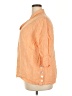Tahari 100% Linen Orange 3/4 Sleeve Button-Down Shirt Size 2X - photo 5