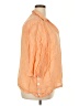 Tahari 100% Linen Orange 3/4 Sleeve Button-Down Shirt Size 2X - photo 4