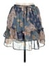 Sienna Sky 100% Polyester Paisley Blue Casual Skirt Size M - photo 1