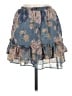 Sienna Sky 100% Polyester Paisley Blue Casual Skirt Size M - photo 2