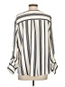 NY Collection Stripes Ivory 3/4 Sleeve Blouse Size P (petite) - photo 2