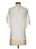 Naked Zebra 100% Polyester Ivory Short Sleeve Blouse Size S - photo 2