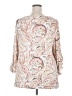 Chico's Paisley Multi Color Ivory 3/4 Sleeve Blouse Size XXL (4) - photo 2