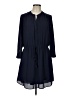 Daniel Rainn 100% Polyester Solid Blue Casual Dress Size L - photo 1