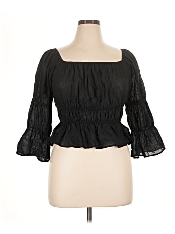 WAYF 3/4 Sleeve Blouse (view 1)