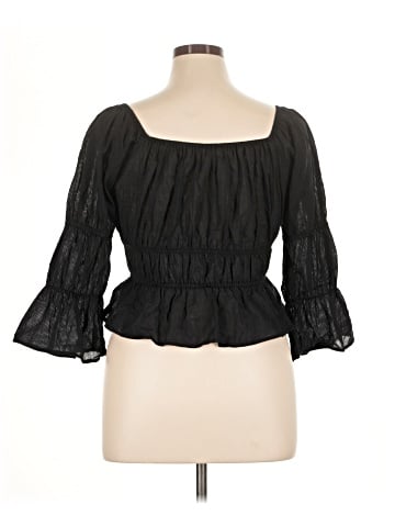 WAYF 3/4 Sleeve Blouse (view 2)