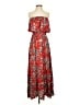 Unbranded Floral Red Casual Dress Size S (estimated) - photo 1