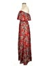 Unbranded Floral Red Casual Dress Size S (estimated) - photo 5
