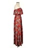 Unbranded Floral Red Casual Dress Size S (estimated) - photo 4
