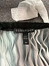 Eileen Fisher 100% Recycled Polyester Metallic Black Silver Formal Skirt Size S - photo 4
