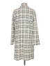 MELLODAY Plaid Ivory Coat Size S - photo 2