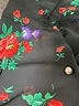 Unbranded Floral Black Long Sleeve Blouse Size L (estimated) - photo 7