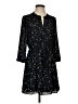 DR2 100% Polyester Stars Black Casual Dress Size S (petite) - photo 1
