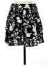 Row A 100% Rayon Floral Black Casual Skirt Size M - photo 1