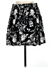 Row A 100% Rayon Floral Black Casual Skirt Size M - photo 2