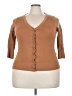Ye Mak Sweaters Brown Cardigan Size 3X - photo 1