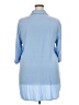 Unbranded 100% Rayon Blue 3/4 Sleeve Blouse Size 2X (estimated) - photo 2