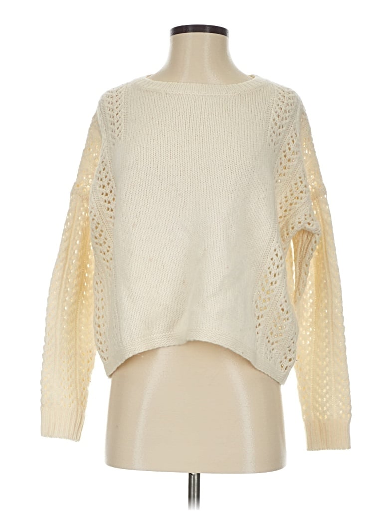 Pre-owned 360cashmere Pullover Sweater In Ivory