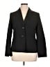 Black Label by Evan Picone 100% Polyester Black Blazer Size 14 - photo 1