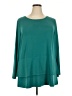 Susan Graver Teal 3/4 Sleeve Top Size 2X - photo 1