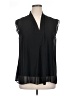 Alfani Black Sleeveless Blouse Size 0X - photo 1