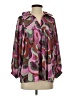 Adrienne 100% Polyester Pink 3/4 Sleeve Blouse Size S - photo 1