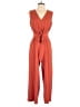 Calvin Klein Solid Orange Jumpsuit Size 4 - photo 1