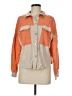 Easel 100% Cotton Color Block Orange Long Sleeve Button-Down Shirt Size M - photo 1