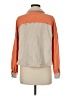 Easel 100% Cotton Color Block Orange Long Sleeve Button-Down Shirt Size M - photo 2