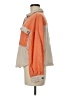 Easel 100% Cotton Color Block Orange Long Sleeve Button-Down Shirt Size M - photo 5