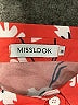 Misslook Floral Red Long Sleeve Blouse Size M - photo 7