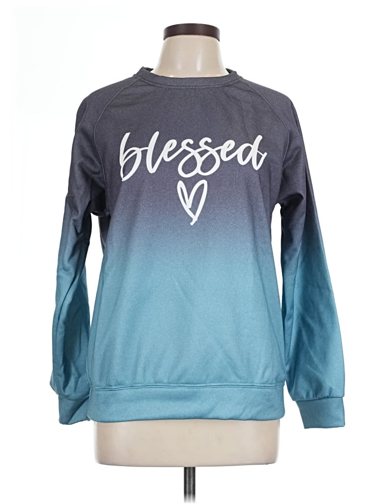 Pre-owned Unbranded Sweatshirt In Blue