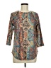 Wiholl Teal 3/4 Sleeve Blouse Size M - photo 1